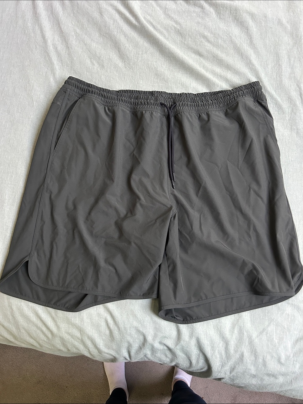 Old Navy Gray Athletic Drawstring Shorts